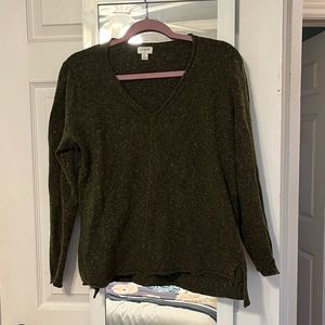 Forrest Green jcrew sweater - vneck size large